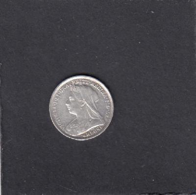 Beschrijving: 3 Pence  VICTORIA